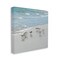 Stupell Industries Sandpipers Flock Beach Shore Canvas Wall Art